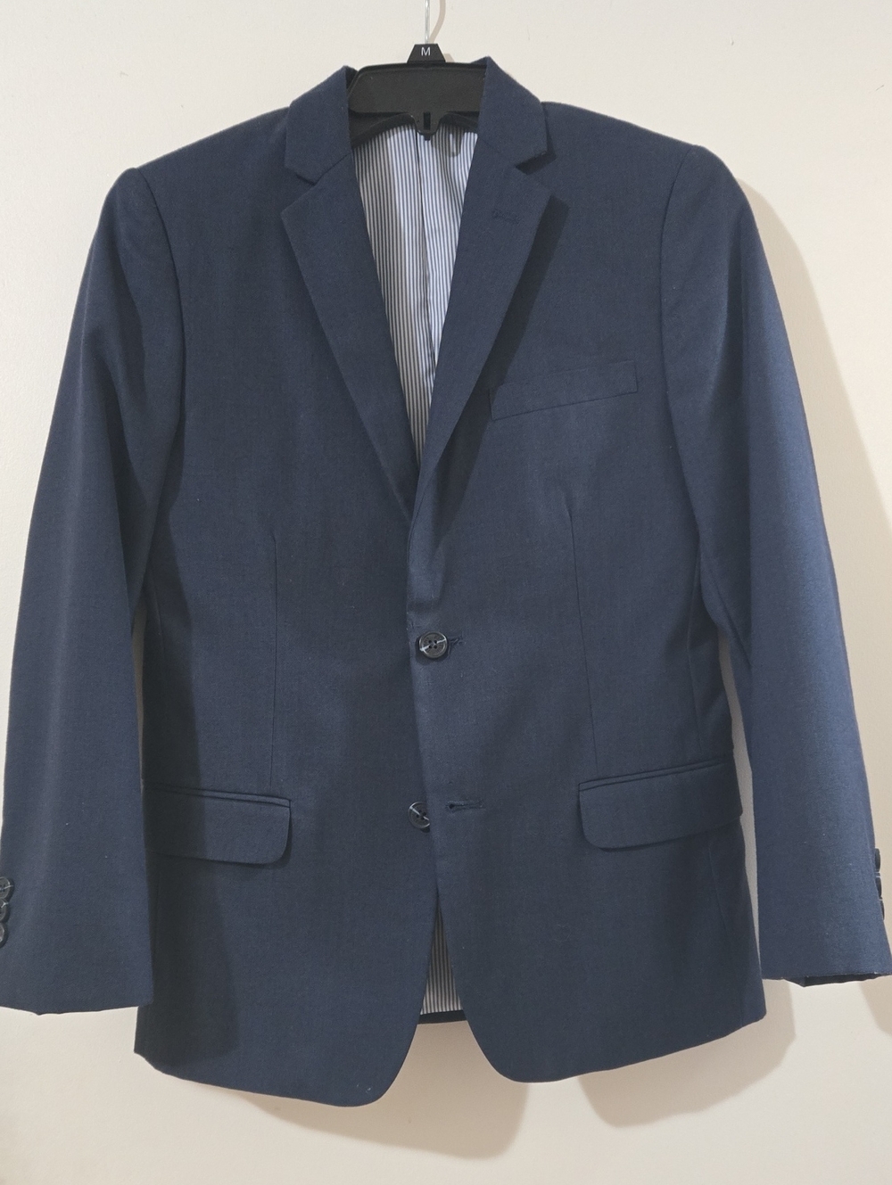 14 Boys Tommy Hilfiger Dark Navy Two-Button Sport Coat